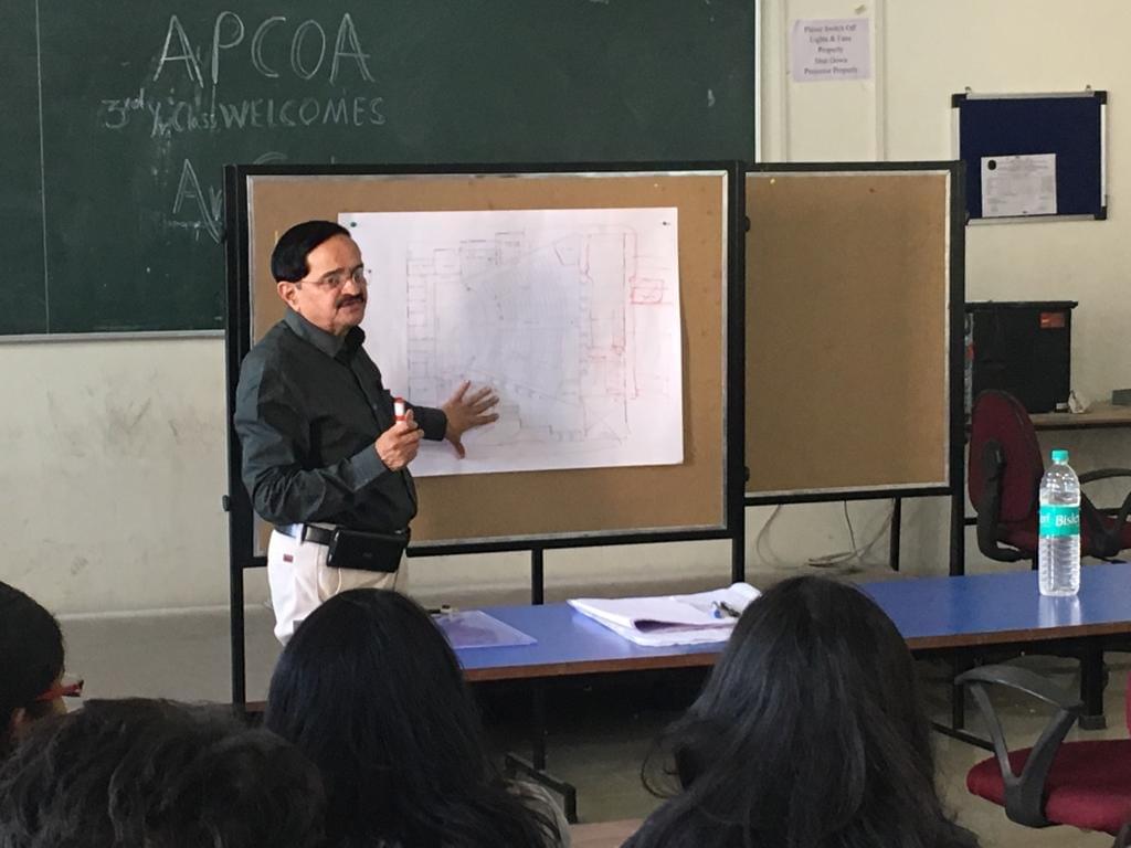 Anantrao Pawar College of Architecture Pune 3rs Year Design Review by Gadgil Sir photo 3